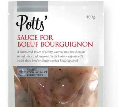 Potts' Sauce for Boeuf Bourguignon