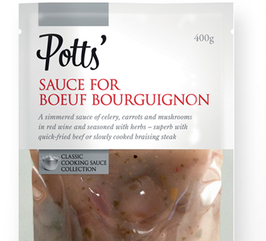 Potts' Sauce for Boeuf Bourguignon